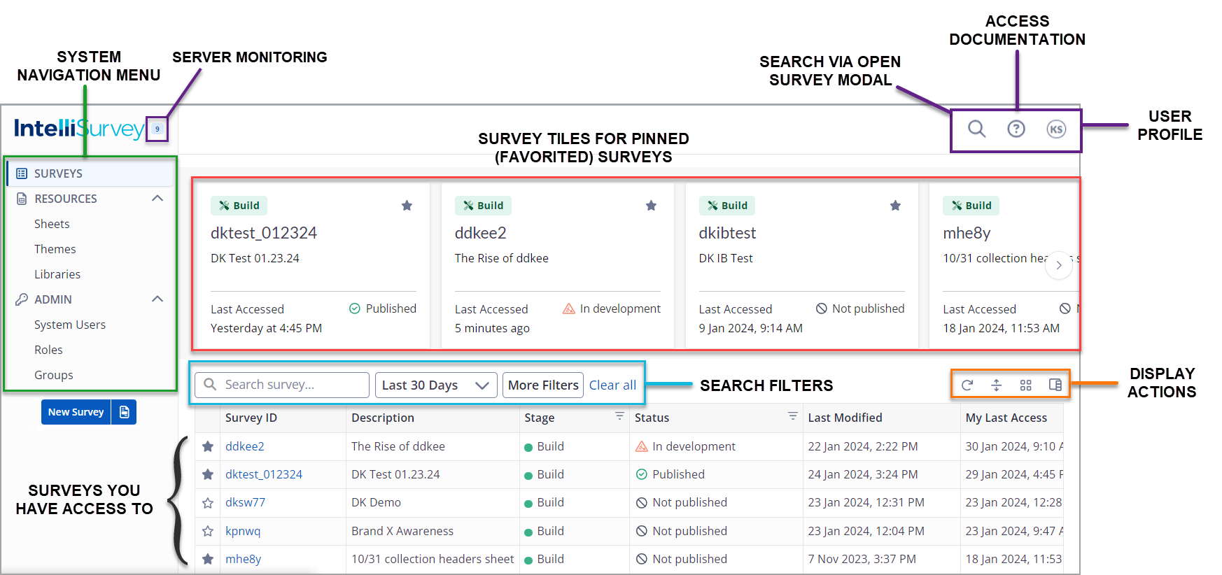 SURVEY NAVIGATOR (W. FILTERS & ACTIONS & TEMPLATE BUTTON).png